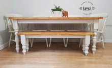 Load image into Gallery viewer, Rustic Farmhouse Bench - Bespoke - Handmade - Saravi Furniture