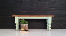 Load image into Gallery viewer, Rustic Farmhouse Bench - Bespoke - Handmade