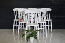 Load image into Gallery viewer, Fiddleback Farmhouse Dining Chair, Kitchen Chair - Saravi Furniture