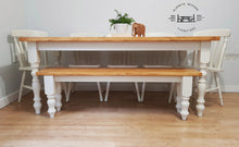 Load image into Gallery viewer, Rustic Farmhouse Bench - Bespoke - Handmade - Saravi Furniture
