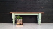 Load image into Gallery viewer, Rustic Farmhouse Bench - Bespoke - Handmade

