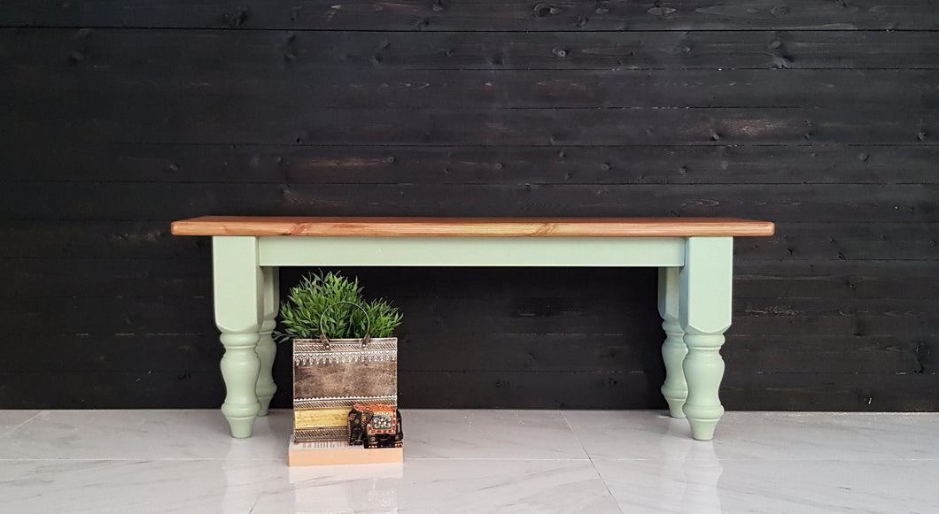 Rustic Farmhouse Bench - Bespoke - Handmade
