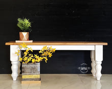 Load image into Gallery viewer, Rustic Farmhouse Bench - Bespoke - Handmade
